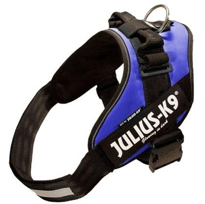 Julius k9 power-harnas/tuig voor labels blauw
