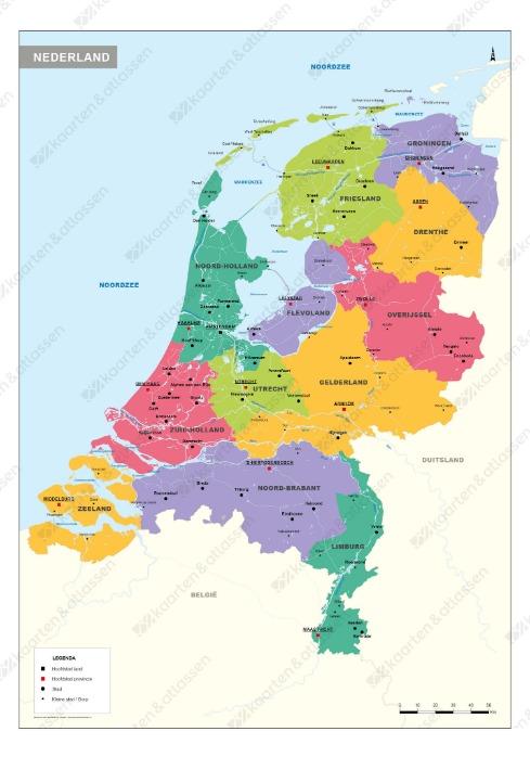 Schoolkaart Nederland 