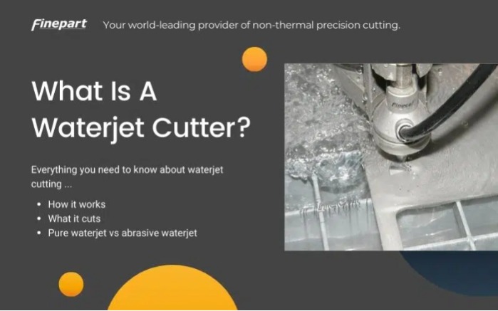 Learn About Waterjet Cutting & How it works