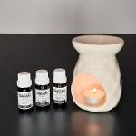Aromatherapie Set met Oliebrander en Etherische Olie