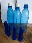 licht blauwe PLA flessen - biologische afbreekbare flessen