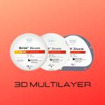 zirconia-schijf 3D Multilayer