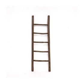 houten decoratie ladder teak 150cm hoog