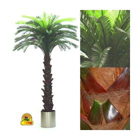 Kunst Cycas palm 300cm Speciaal voor buiten UV Safe en Water