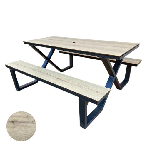 Picknicktafel in compact HPL