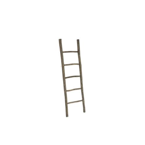 houten decoratie ladder teak 175cm hoog