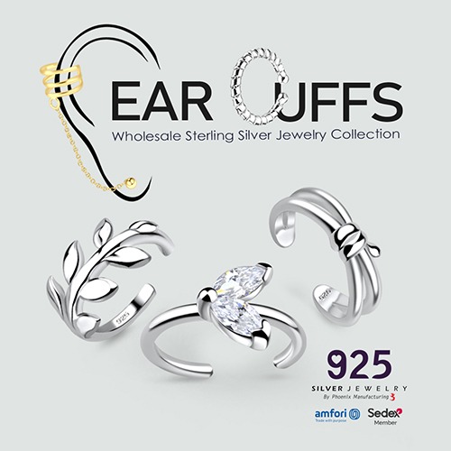 Χονδρική Ear Cuff Collection 2024 - Νέα σχέδια!