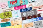 Labels, hangtags en bandjes met je eigen logo