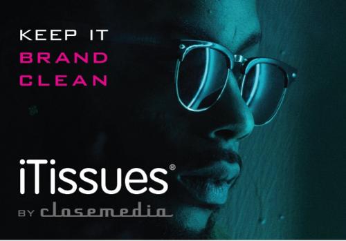 iTissues - brillenpoetsdoekjes met reclame